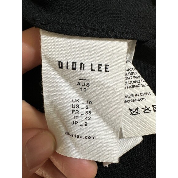 Dion Lee Arch Longline Skirt US Size 6 In Cady Black Cut Outs Avant Garde NWT - Picture 10 of 12